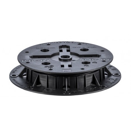 Accessoires | 20x20 cm | Buzon Piédestal 2,8 - 4,2 cm Plots, pieces jointes, noir